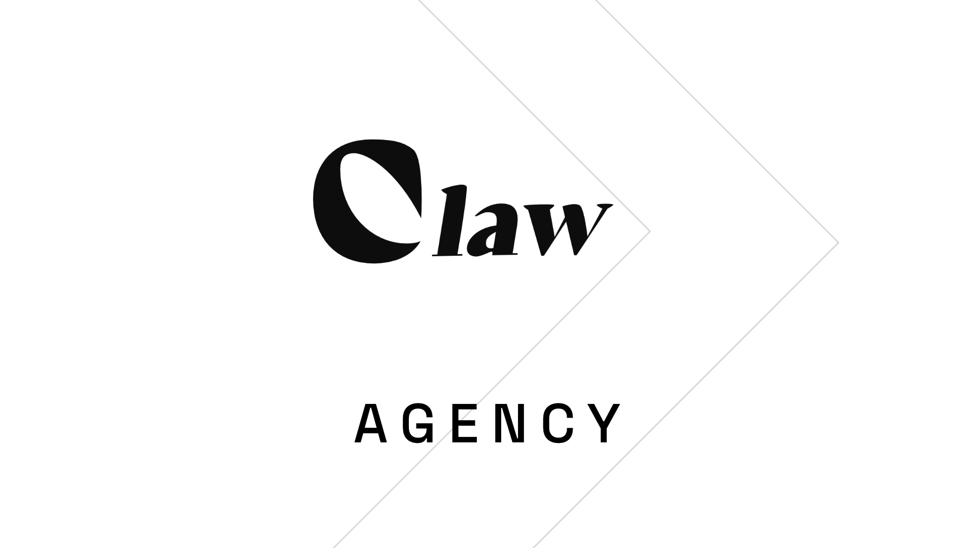 Der Schriftzug CLAW Agency